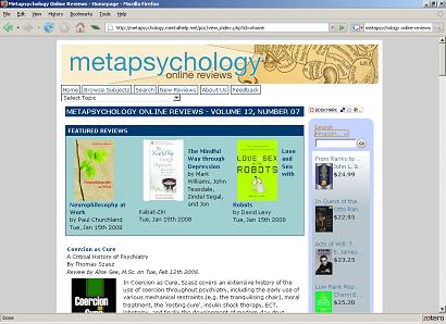 Metapsychology Online Reviews