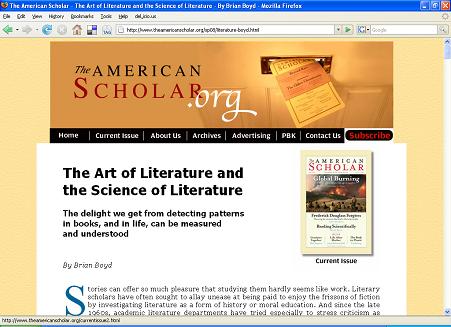 American Scholar article